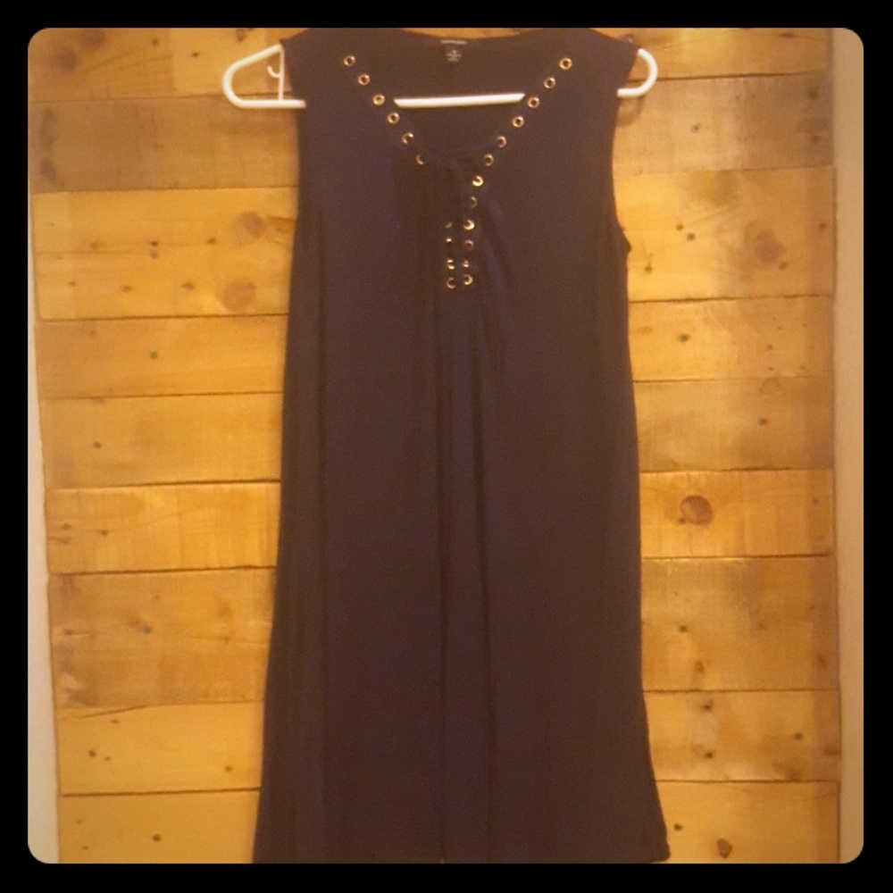 Navy blue dress